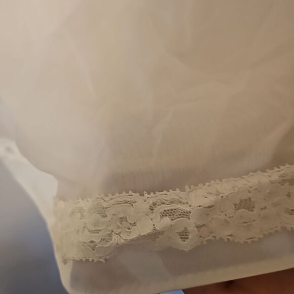 SHADOW LINE SLEEPWEAR   WHITE  Gown  S - Picture 5 of 8